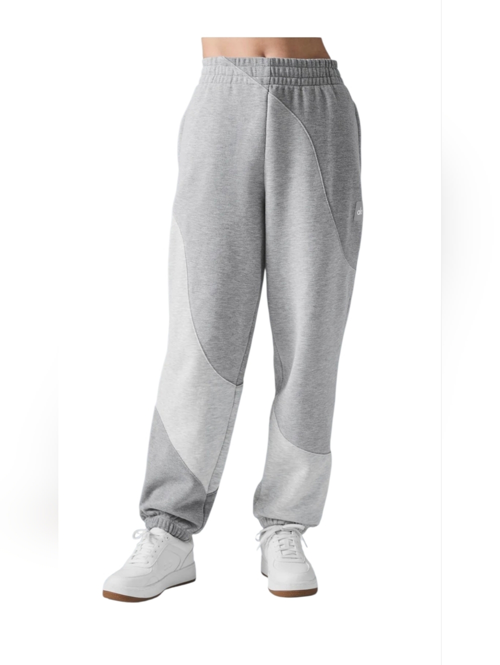ALO Yoga Make Waves Jogger Sweatpants Tonal Gray sz SMALL